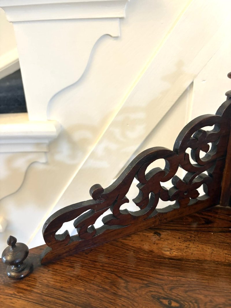 Superb Quality Antique Victorian 4 Tier Rosewood Corner Whatnot - Image 9